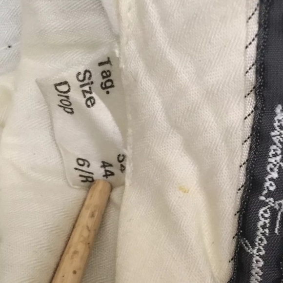 Salvatore Ferragamo Mens Pleated Pants Blue Size 44 Made In Italy - Picture 3 of 7